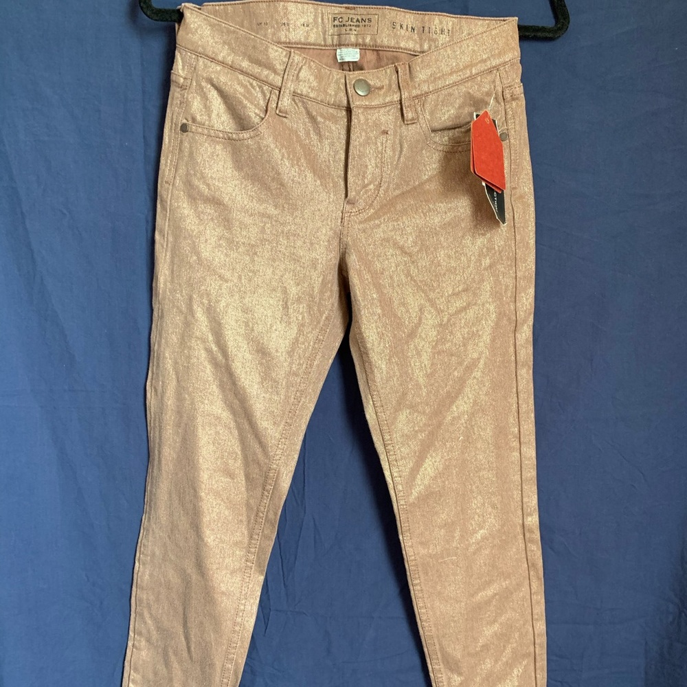 metallic like jeans